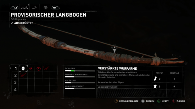 Der Bogen wird im Spielverlauf immer besser. (Screenshot: Golem.de)